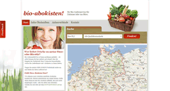 Desktop Screenshot of bio-abokisten.de